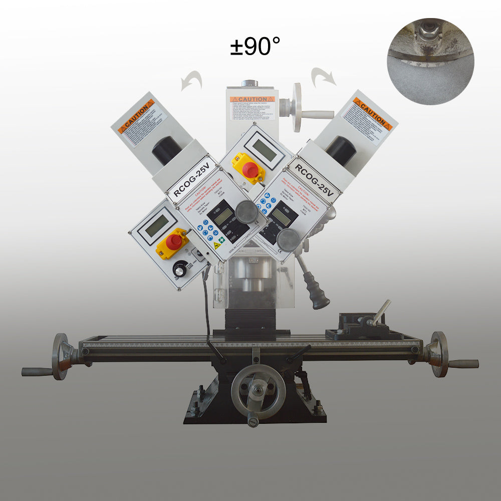 1100W RCOG-25V Brushless Precision Milling and Drilling Machine 110V