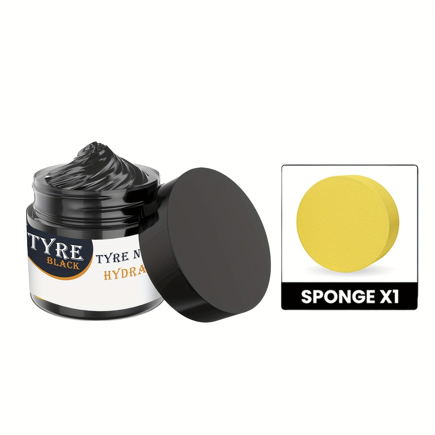 Black Plastic Restoration Cream for Car Dashboard & Furniture TJR5V3P