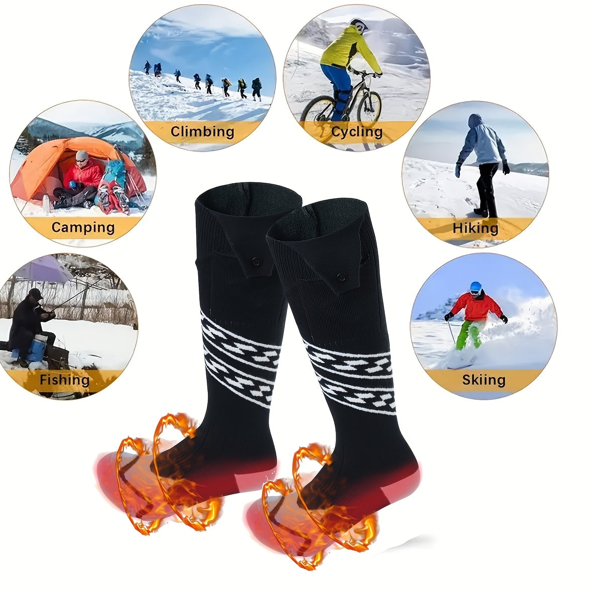 Rechargeable Heated Socks- HMT24HS