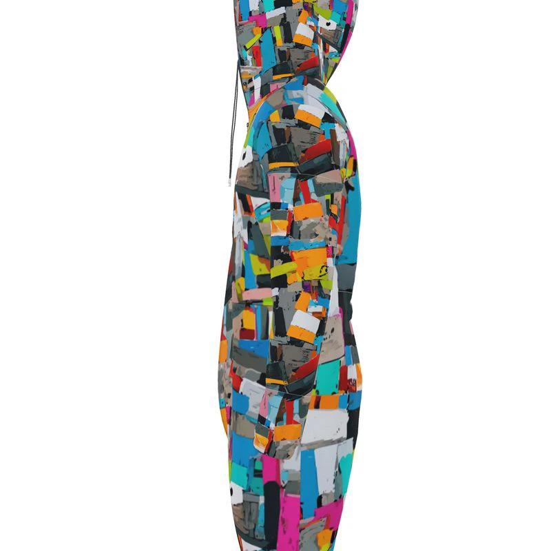AOP Hazmat Suit Costume for Bold Festival and Event Dressers — All-Over Print Statement Costume, Rave Halloween Statement Suit