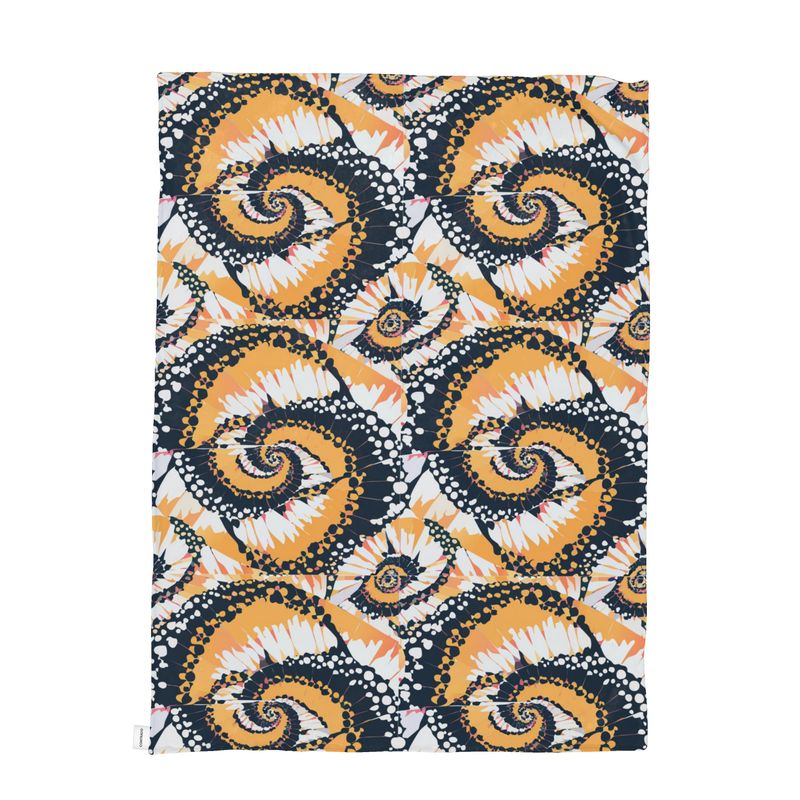 Throw Blanket – Sandstorm All-Over Print | Premium Plush Velvet & Polar Fleece, 4 Sizes