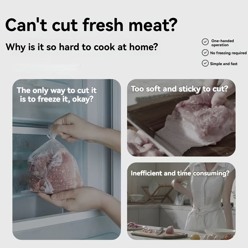 Multifunctional Fresh Meat Cutter, Kitchen Slicing Tool TJR5T1Y