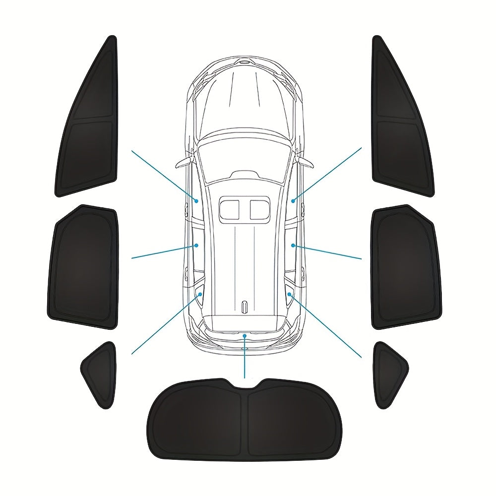 7pc Polyester Sun Shades for NX 2022/2024-8BCF