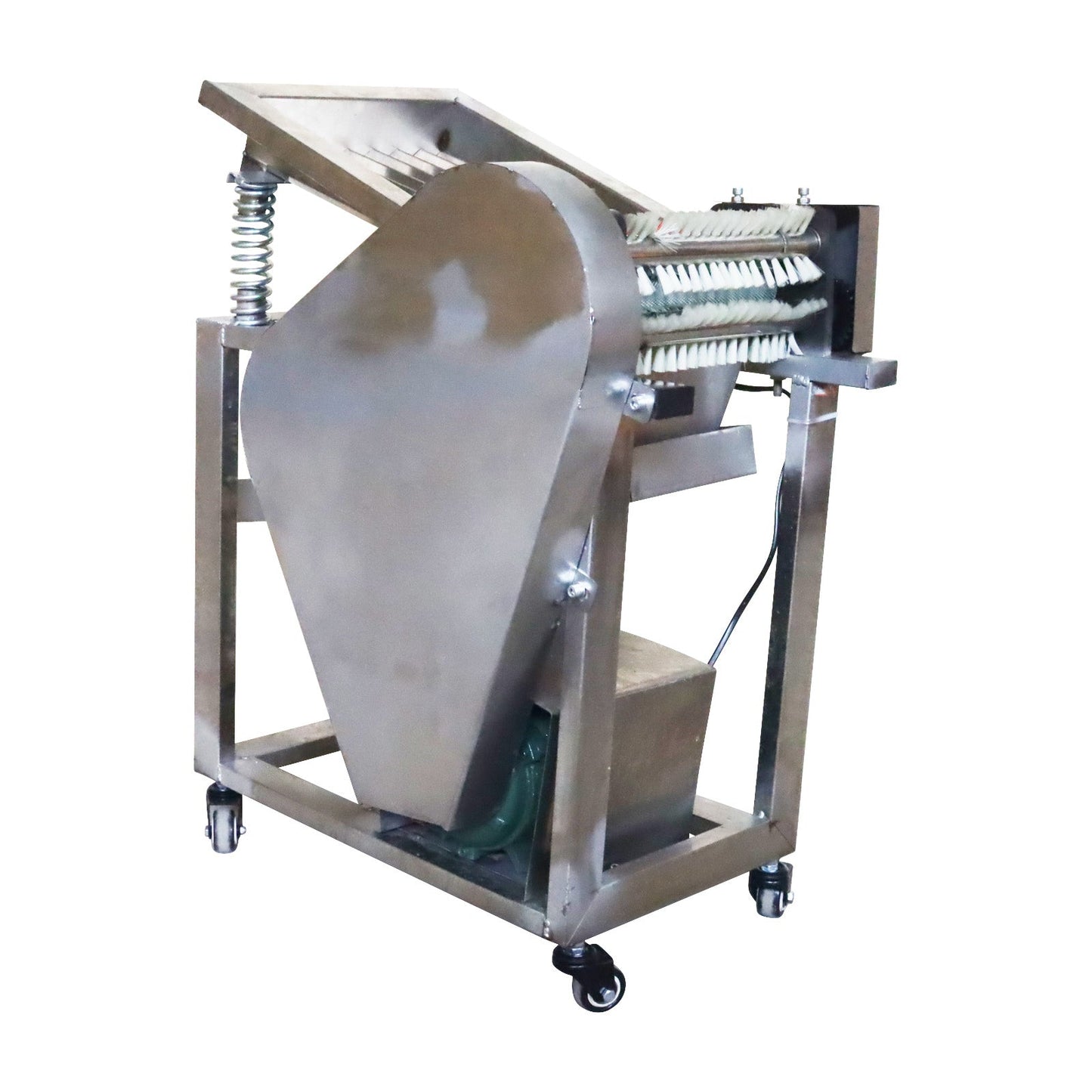 Pea peeling machine