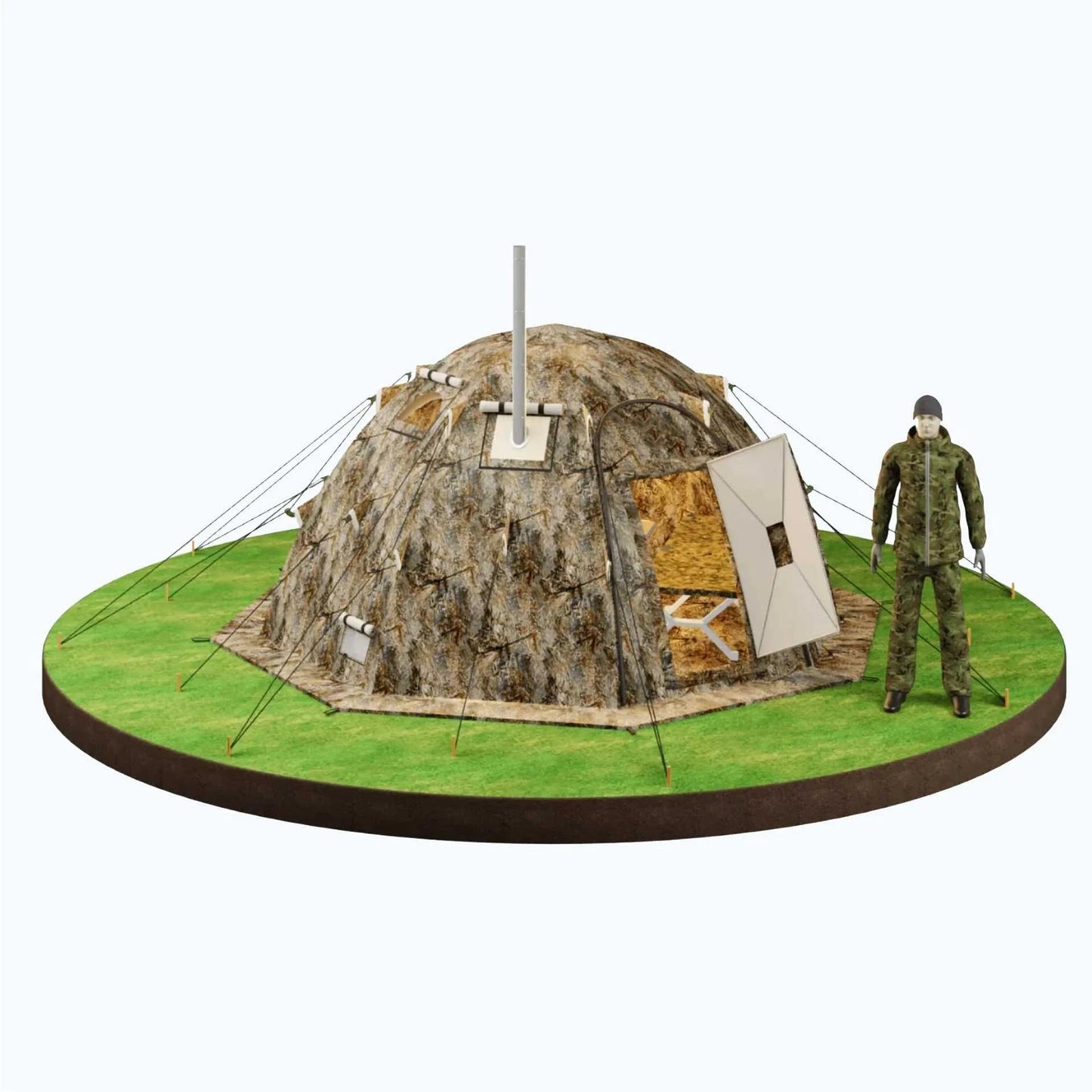 RBM All-Seasons tent UP-2 for 2-4 person