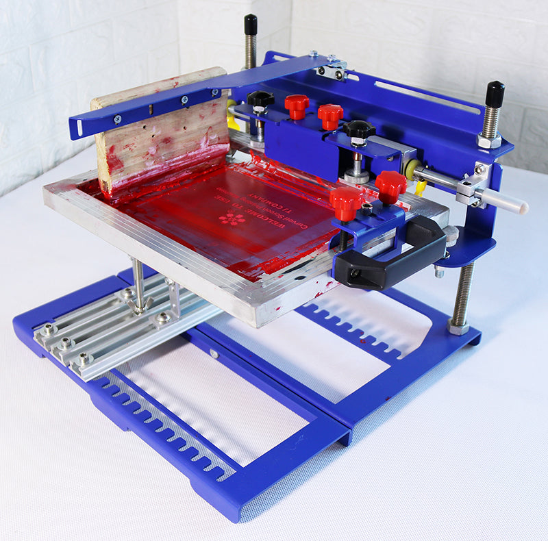 Model-A 170mm Diameter Curved Screen Printing Machine