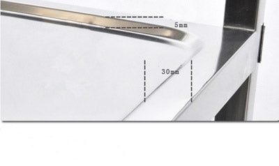 2-Shelf Stainless Steel Utility Cart