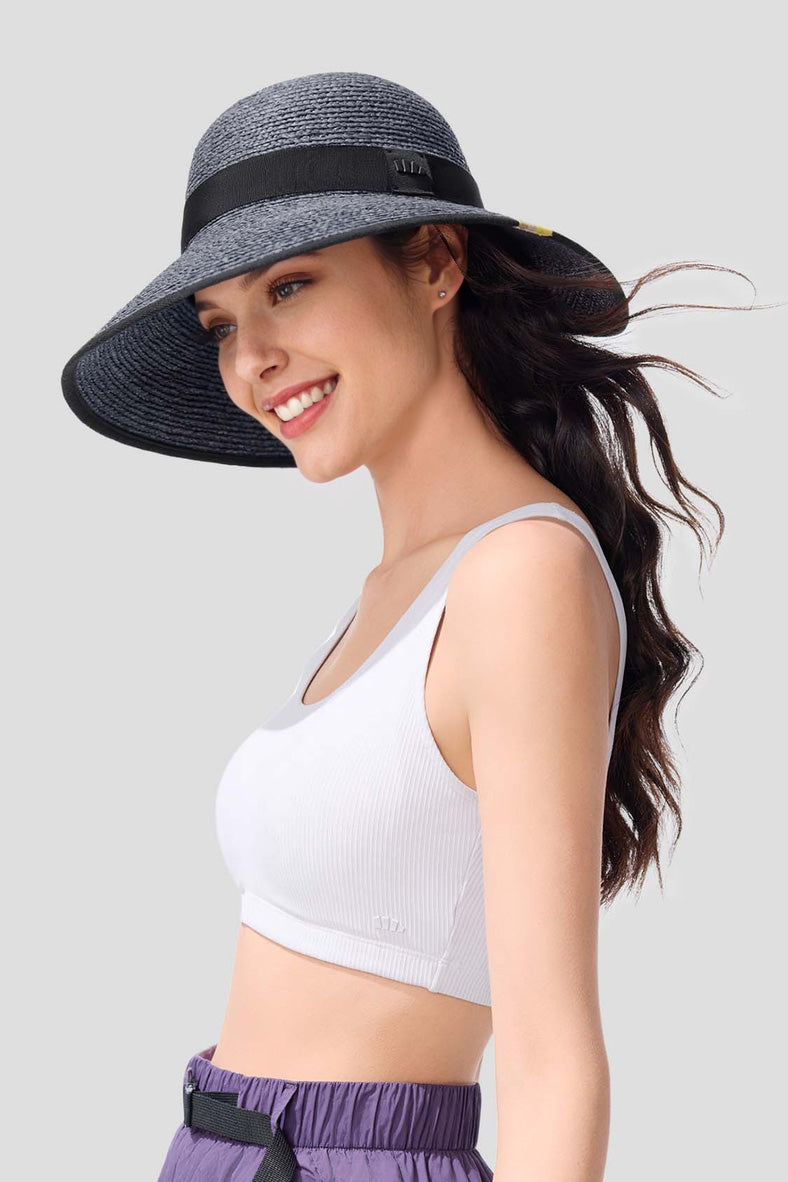 Horizon - Women's Wide Brim Sun Straw Hat UPF50+ AL717