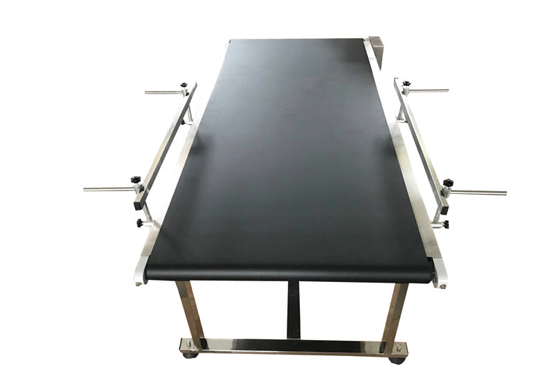 110V 1.5m PVC Conveyor Double Guardrail 60cm