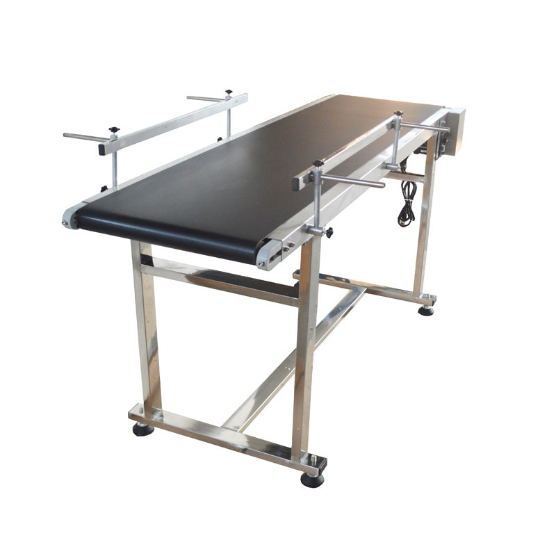 110V 1.5m PVC Conveyor Double Guardrail 40cm