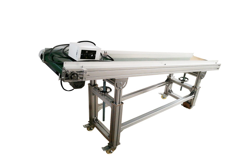 110V 1.8m PVC Inclined Wall Conveyor 30cm