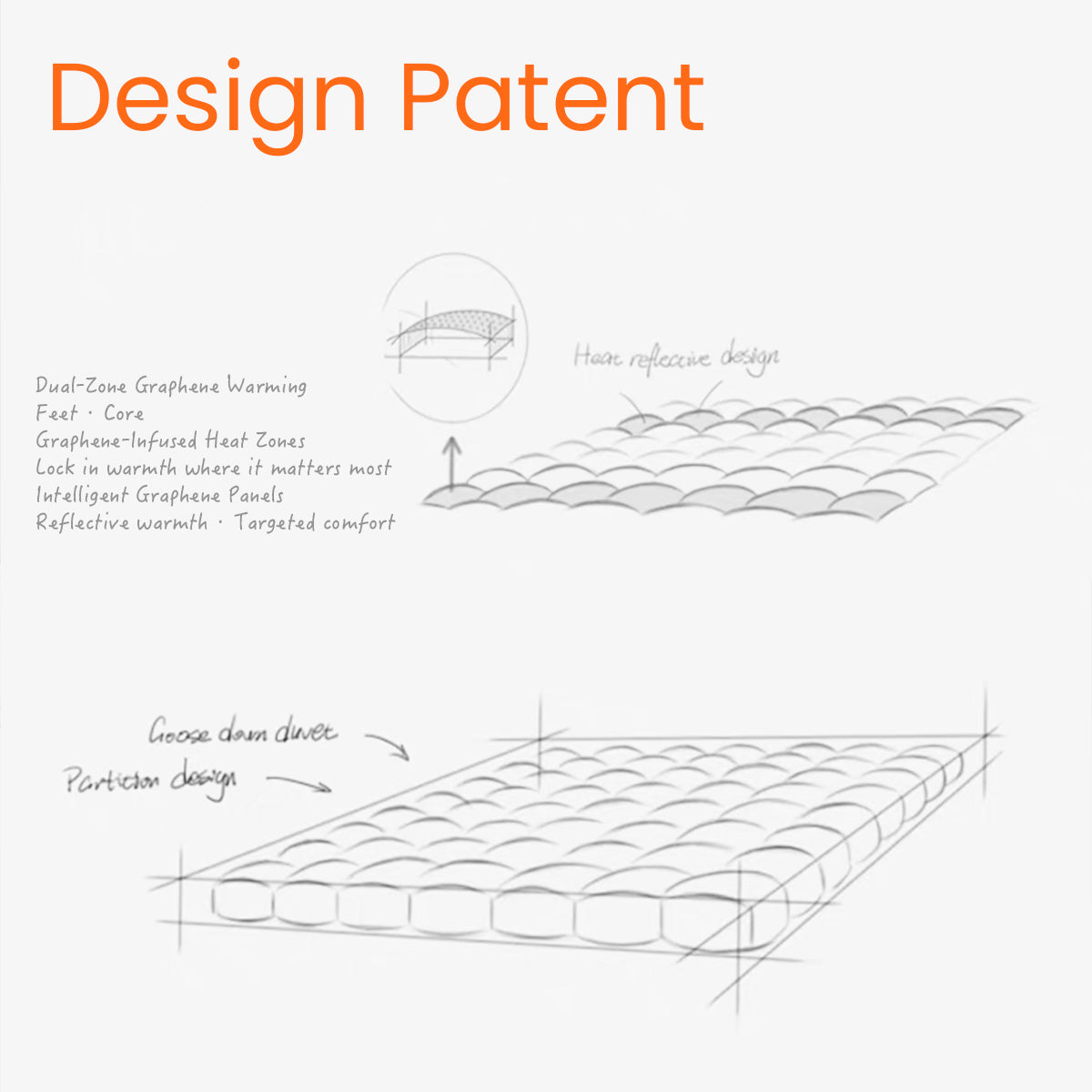 Far-infrared Luxury Down Comforter Insert