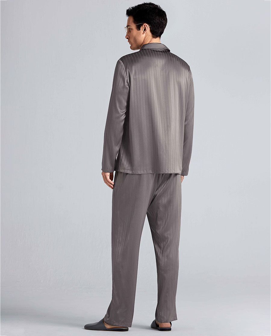 Aimer Men Mulberry Silk Pajama Trousers