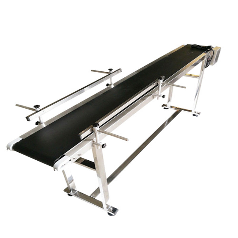 110V 1.8m PVC Conveyor Double Guardrail 20cm