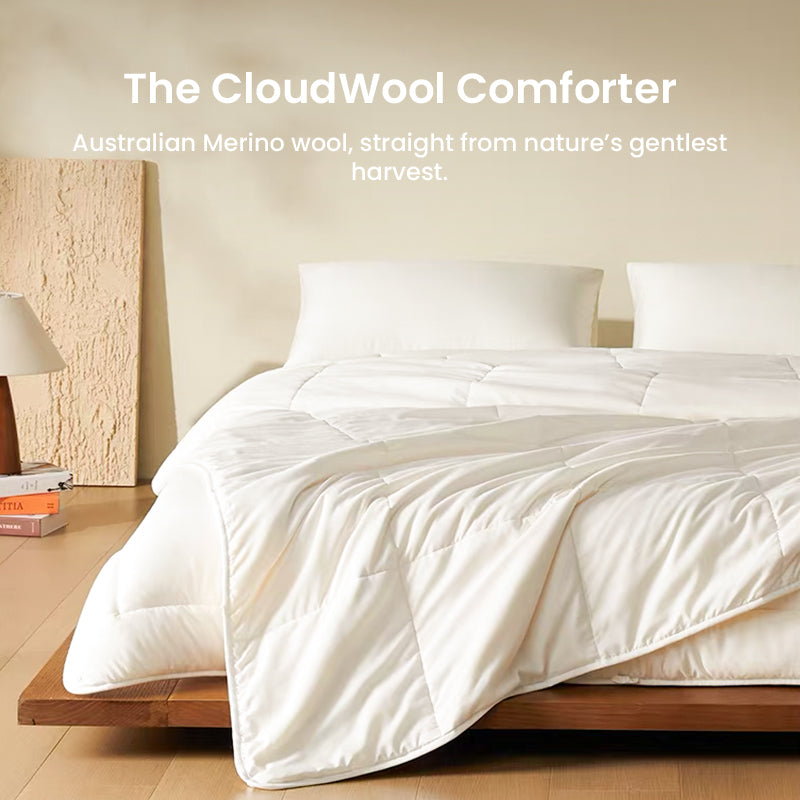 The Cloud-Light Merino Wool Comforter