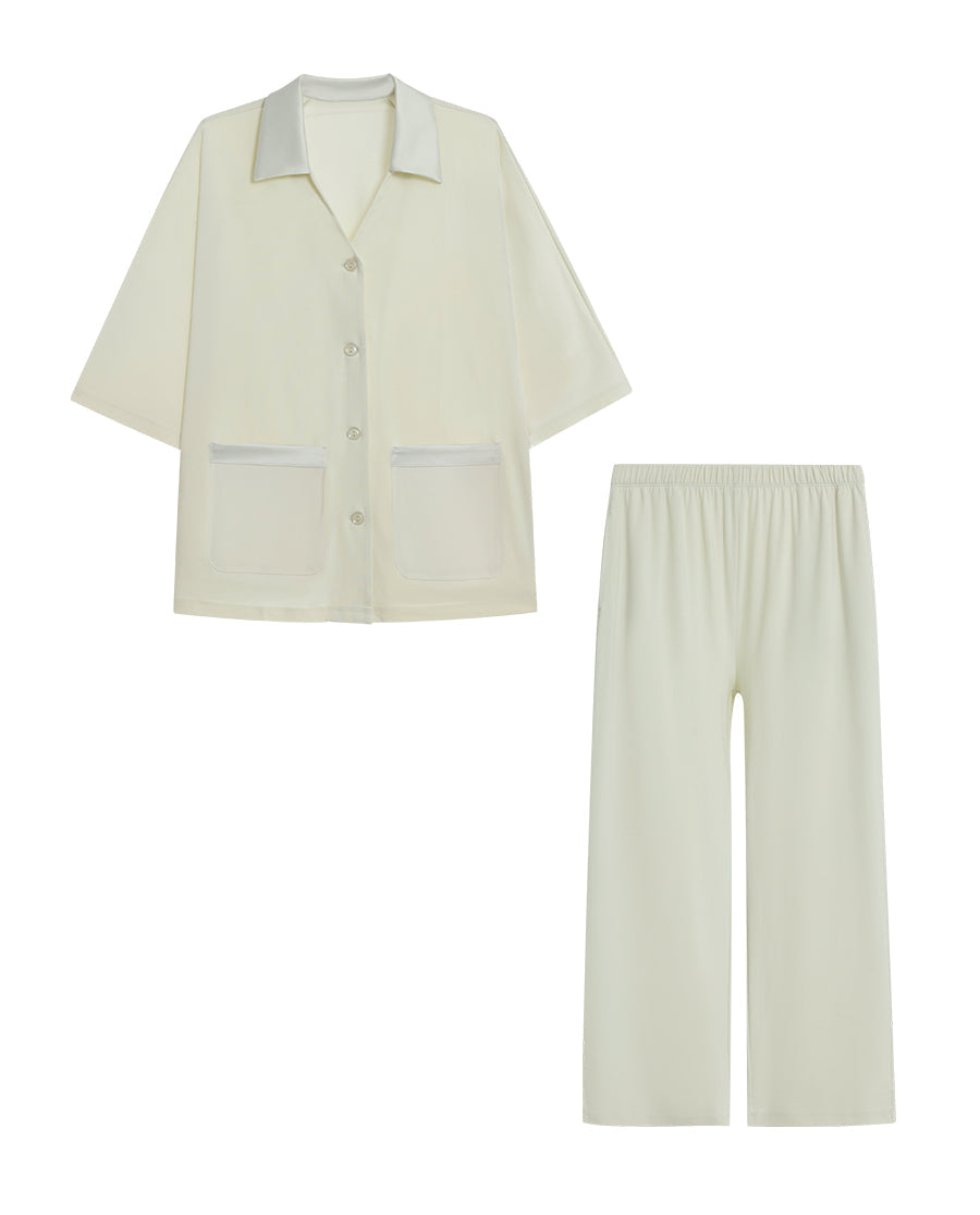 Aimer Medium Long-Sleeves Pajama Set