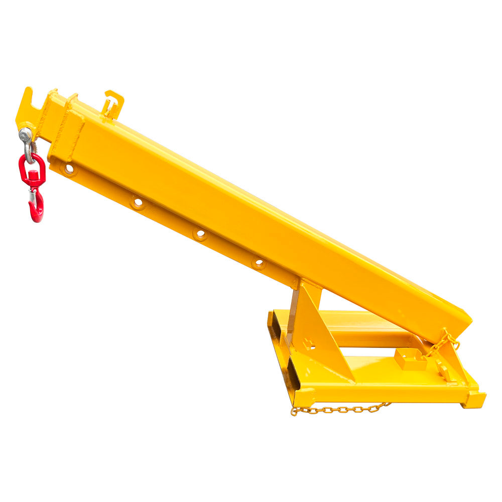 3T  Adjustable Mobile Crane Lifting Hoist Truss Jib Boom Hook