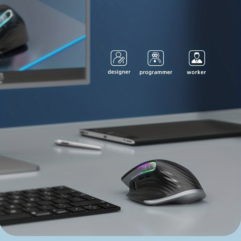 JOMAA 2.4GHz Wireless Gaming Mouse with Silent RGB Backlight TJR7Z2F