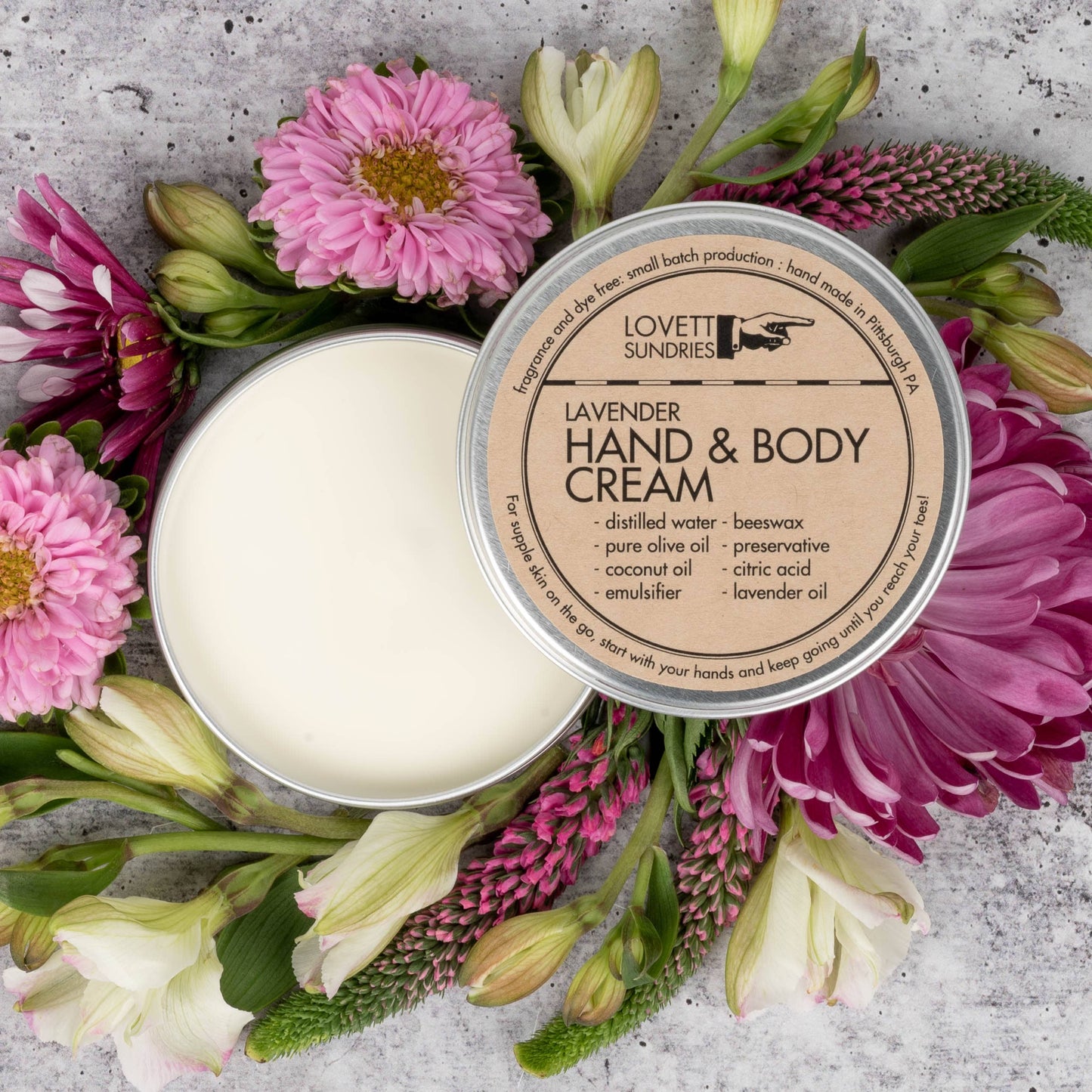 Lovett Sundries - Hand and Body Cream - Travel Size: Unscented