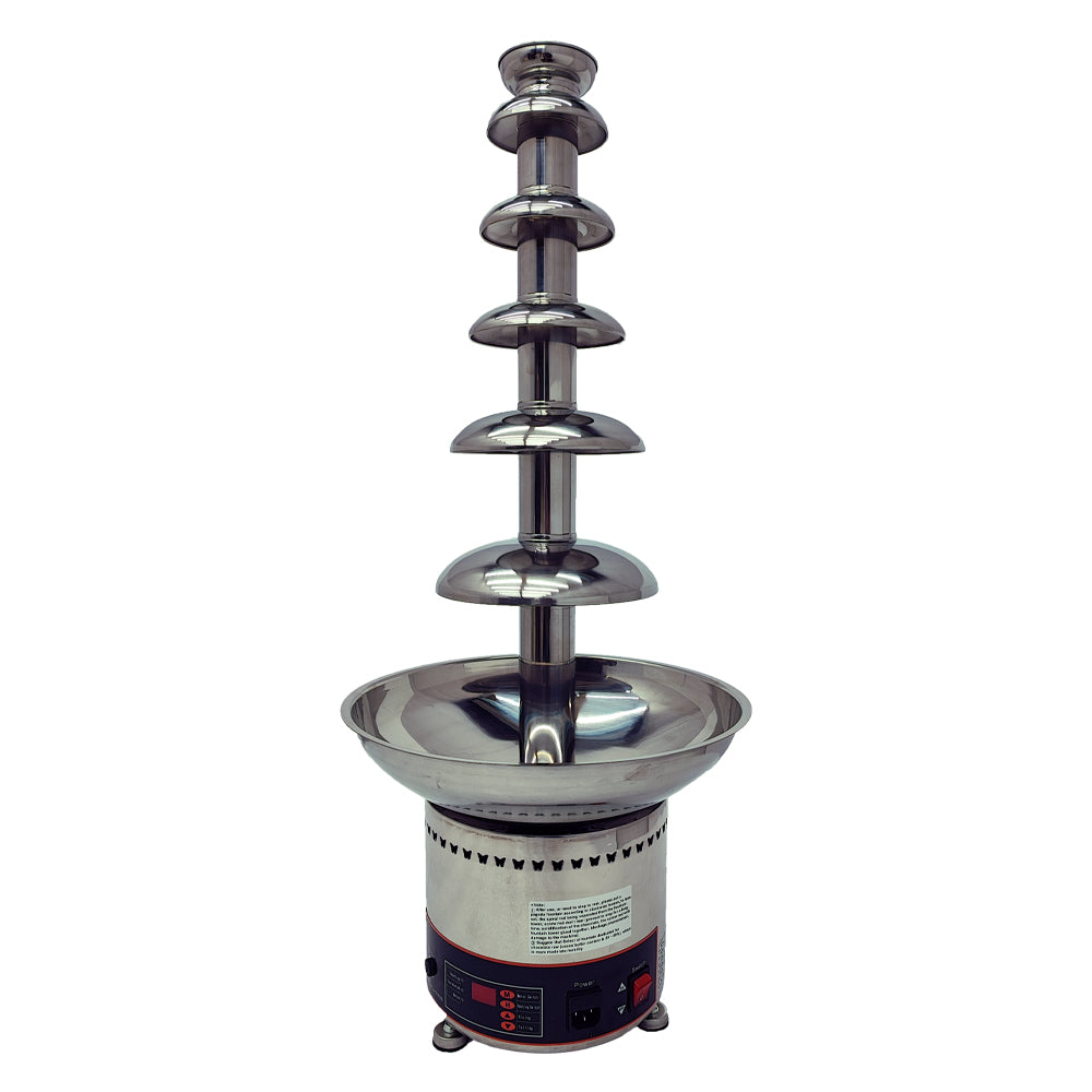 110V Chocolate Waterfall Fountain 6 Tiers