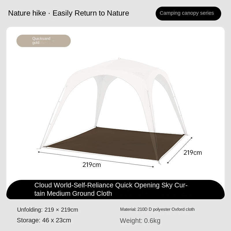 Naturehike CLOUD WORLD Series Modular Outdoor Camping Automatic Tent Canopy Multi-Functional Module Splicing Unlimited Connection Self Standing Fast