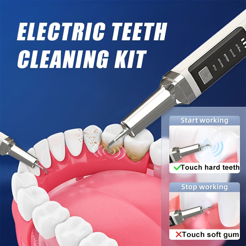 Rechargeable LED Teeth Cleaner Kit- HMT20TC