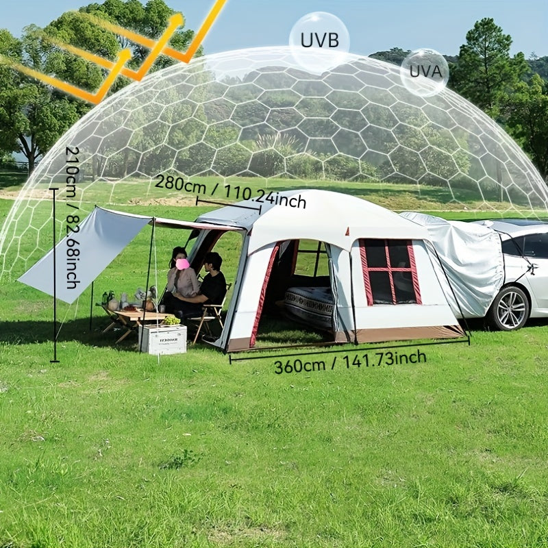 Versatile Outdoor Camping Tent Set for SUVs & Sedans TJR2C4F