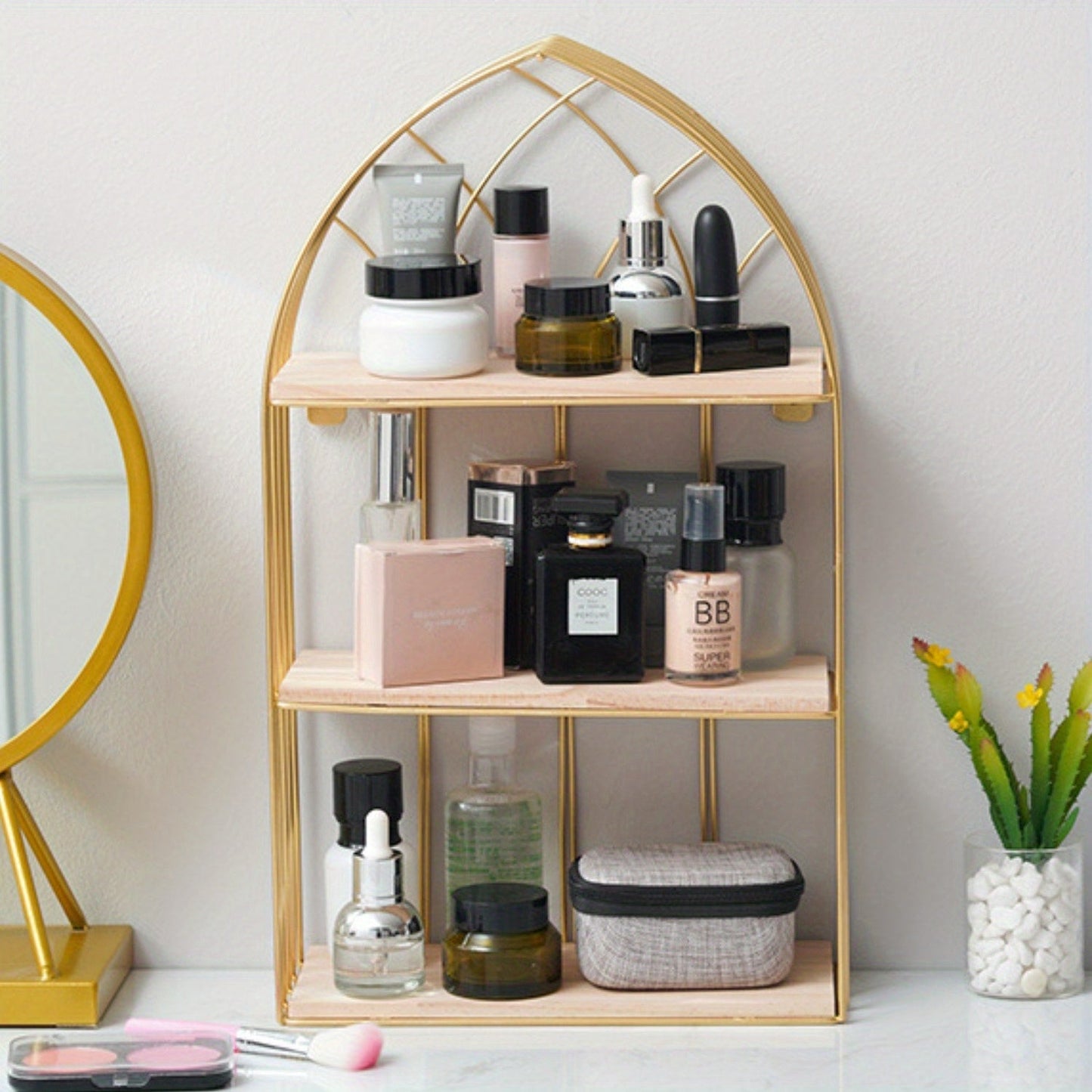 Golden Brooklyn Wall Shelf - IK0Y