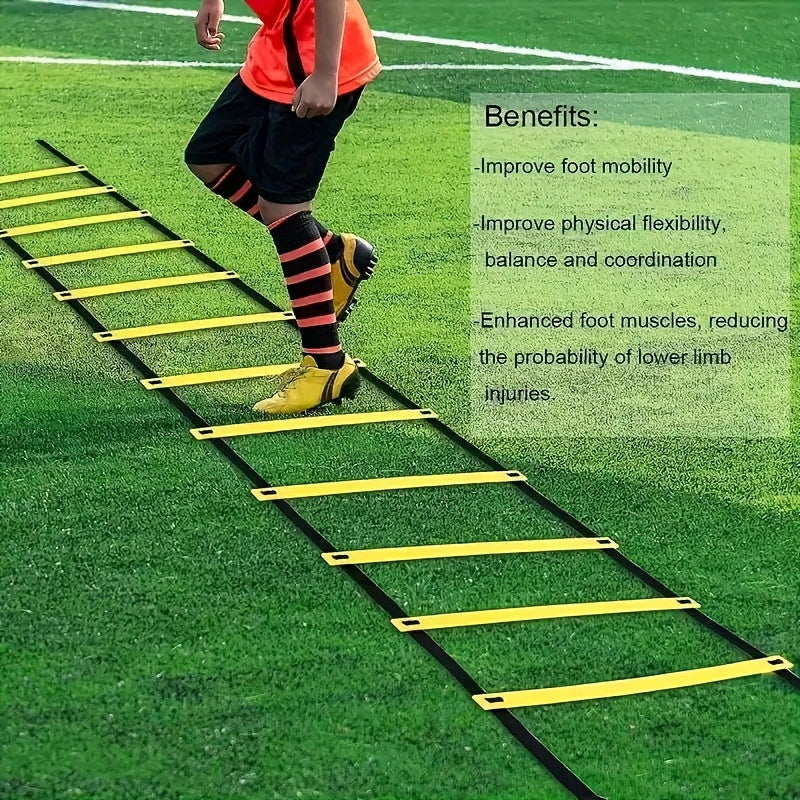 Football Agility Ladder Training Set, Speed & Jump Grid – TJR2T4W