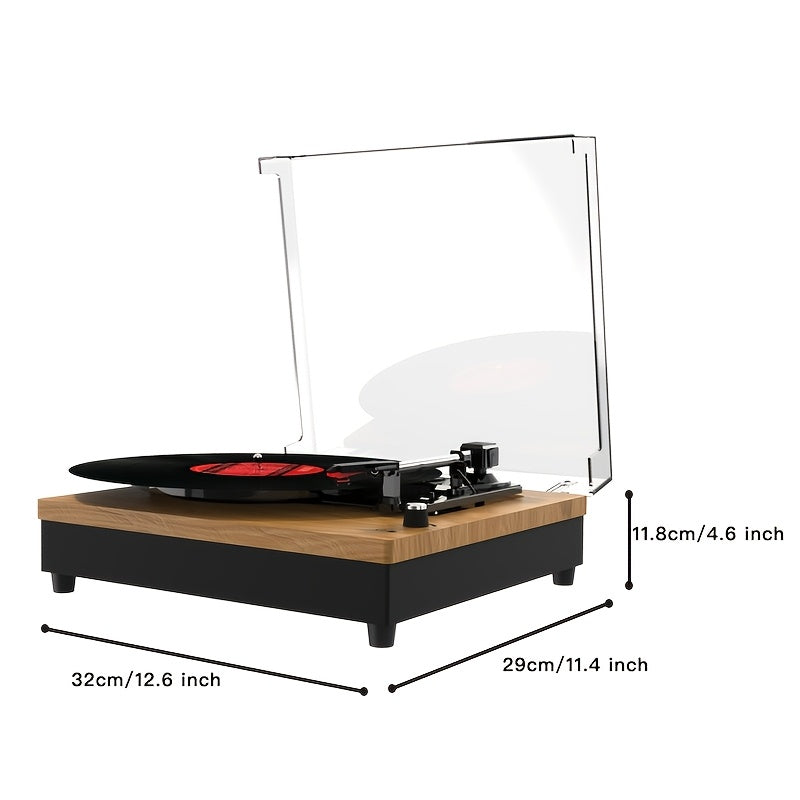 EUMAIO E200 Turntable Record Player- HMT17RP