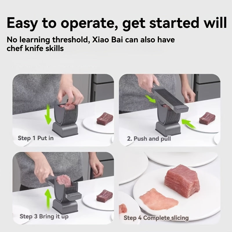 Multifunctional Fresh Meat Cutter, Kitchen Slicing Tool TJR5T1Y