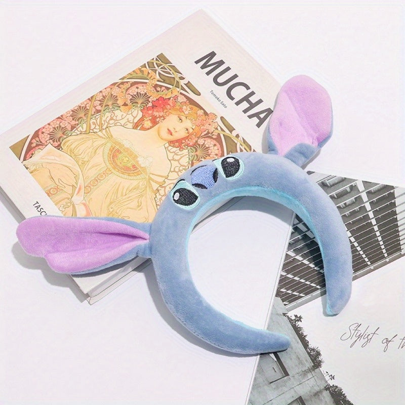 1pc of Stitch, New Plush Fabric Headband, Suitable for Home And Outdoor Use. for Ages 18 And Above.