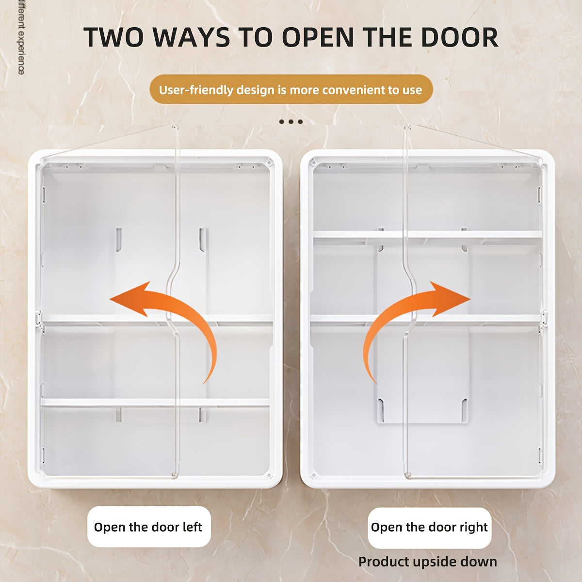 PET Material Wall-Mounted Hand Organizer Display Case - SF3K