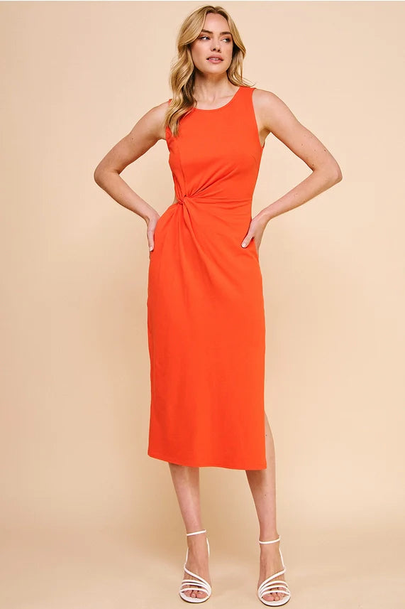 Quinn Side Twist Cut-Out Dress