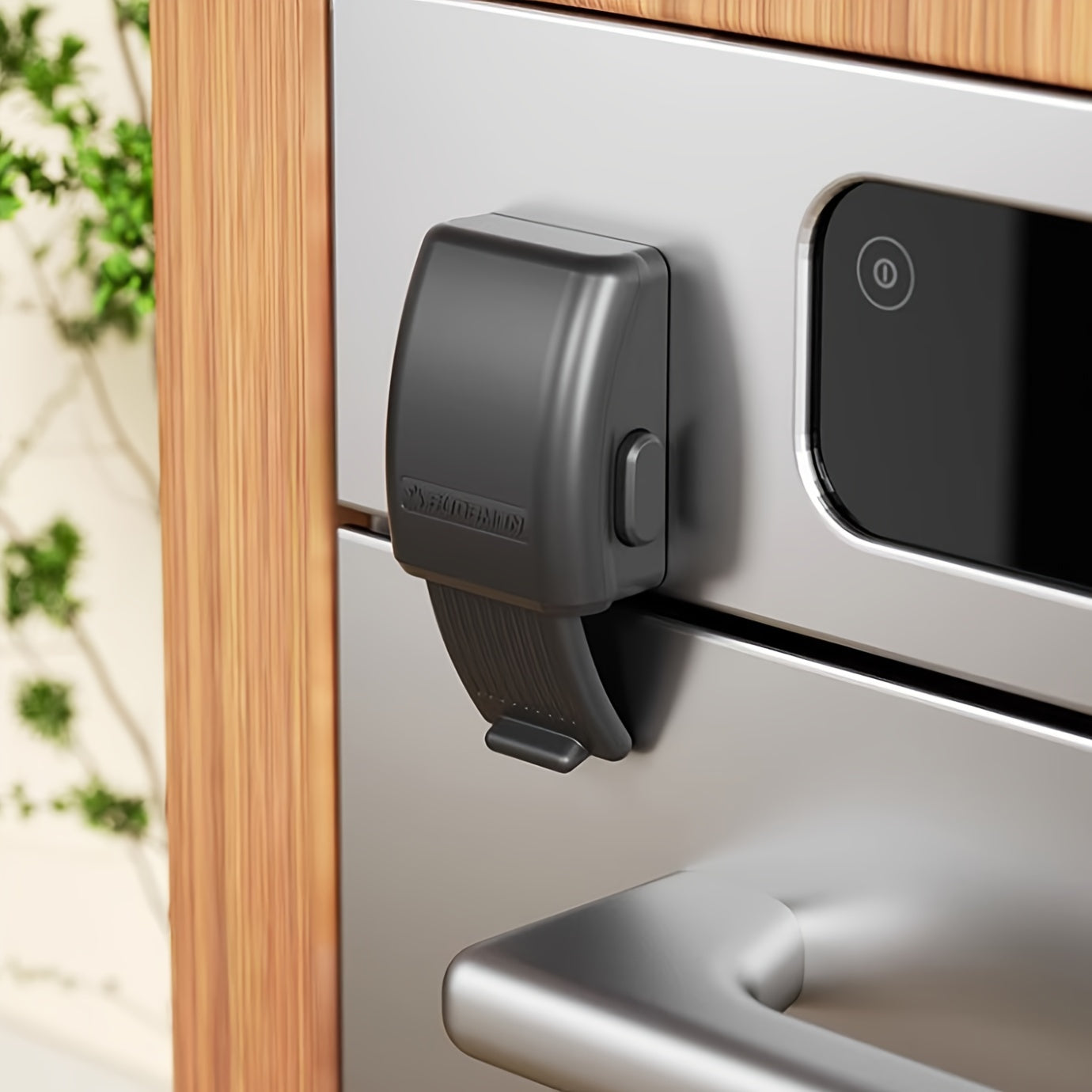 Black Oven Safety Lock, Microwave & Drawer Lock Buckle TJR5L7B