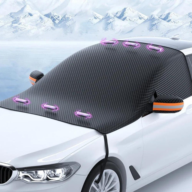 Universal Polyamide Car Sunshade, Magnetic Frost Cover TJR8L5D