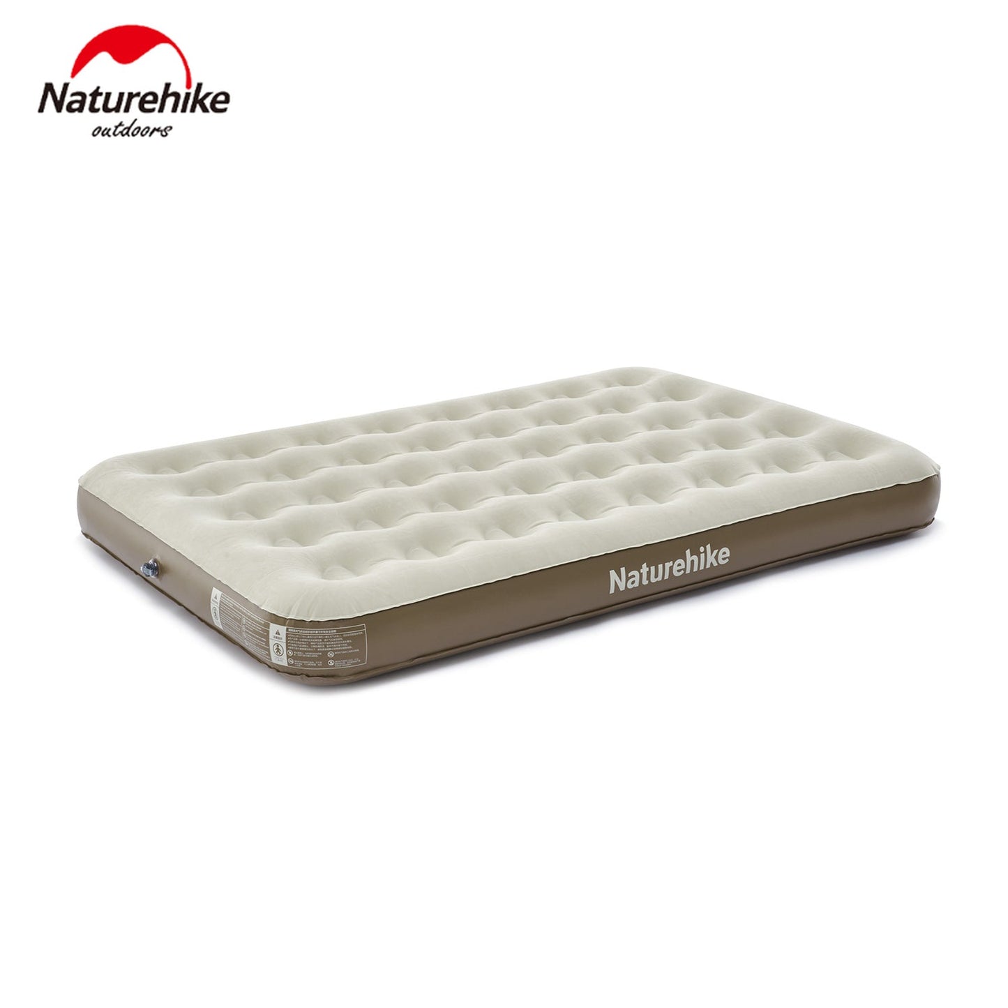 Naturehike SUN BEAUTY PVC Air Mattress Bed Outdoor Portable Moisture-proof Skin-Friendly Camping Sleeping Mat Pad 20CM Double Queen 300kg Max Load