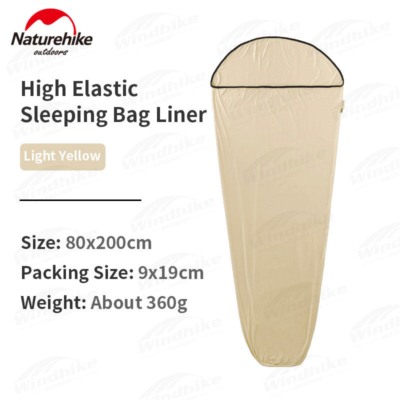 Naturehike Sleeping Bag Liner Portable Lightweight High Elasticity Anti-Pulling Anti-Tearing Skin-Friendly Outdoor Camping Travel Hotel Sheet