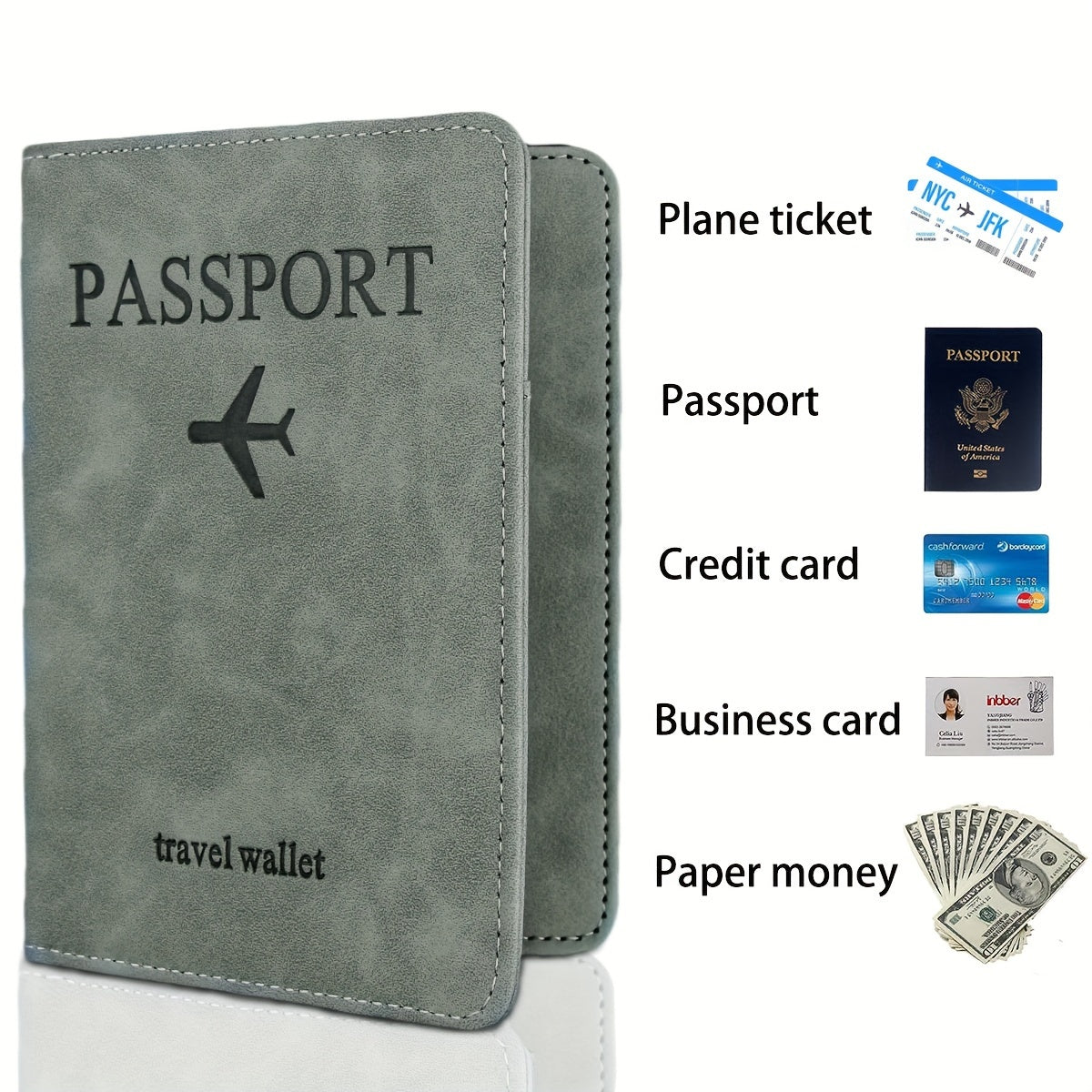 RFID Passport Wallet- HMT24PS