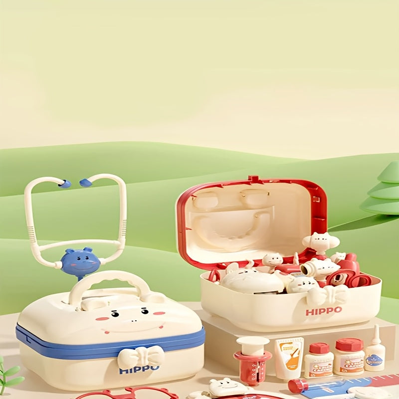 Children's Play Doctor Kit with Small Equipment & Storage Box TJR7Q3Y
