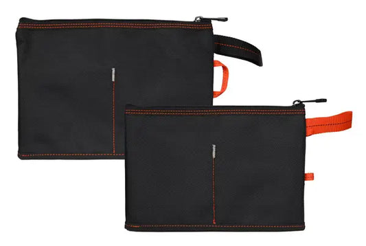 2 Multi-Purpose Zippered Bags