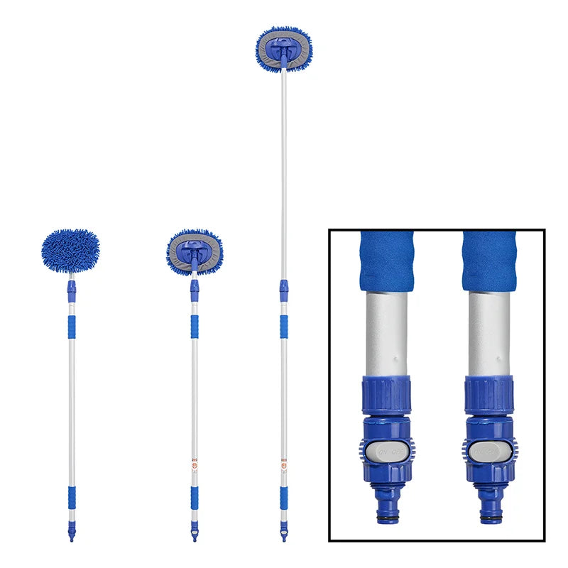 ProPlus Wasborstel chenille microvezel telescopische steel 2,5 meter