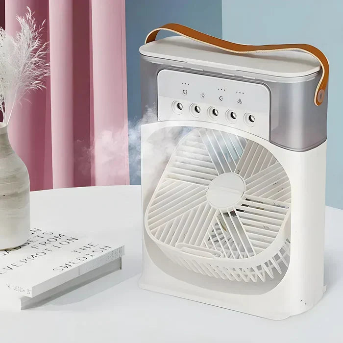 3-in-1 Portable Air Cooler With LED Light
