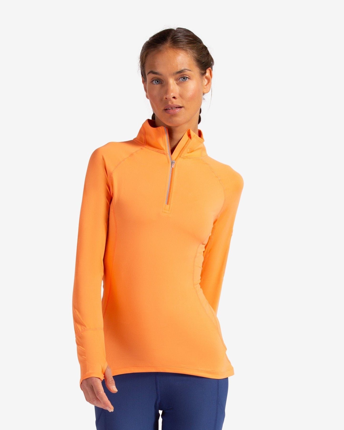 WOMEN'S MOCK ZIP TOP (3001)