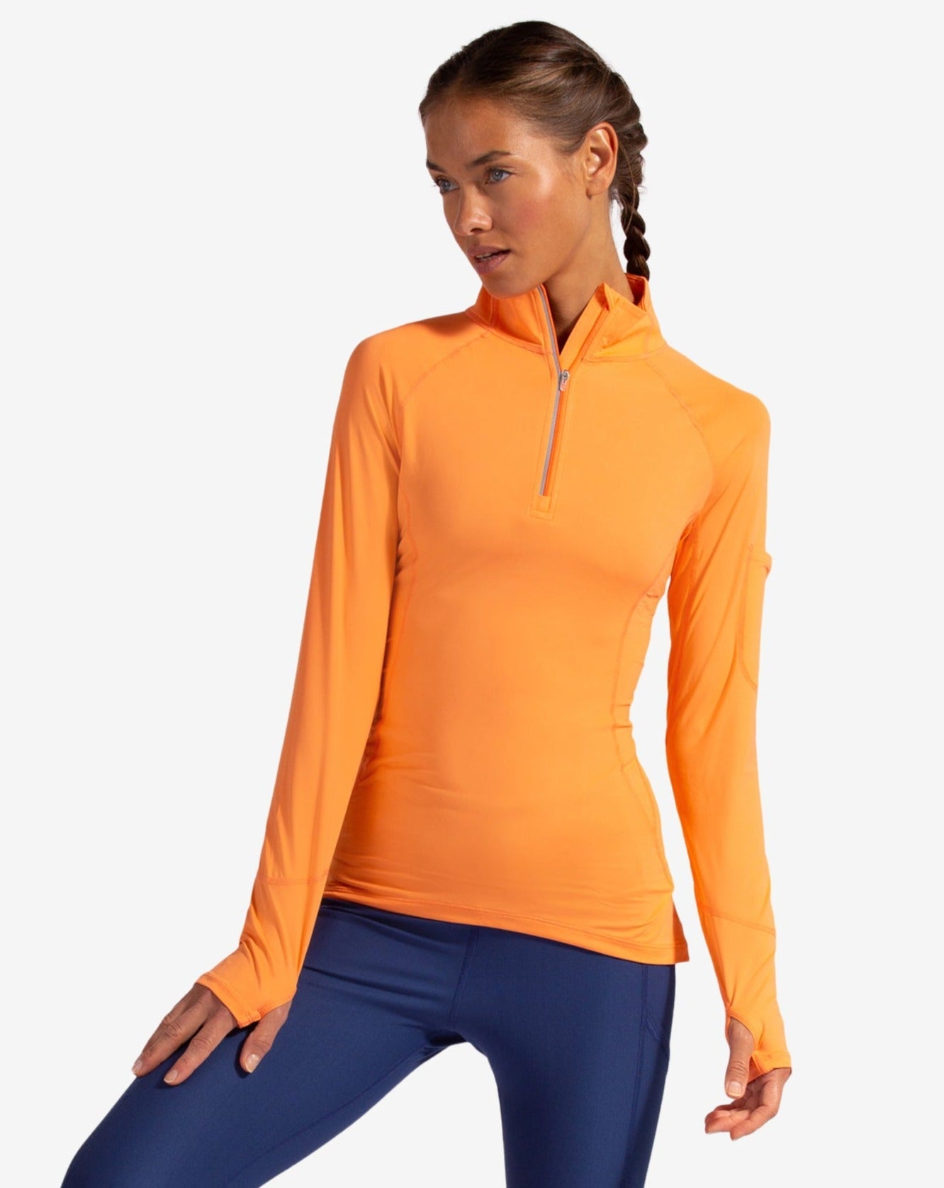 WOMEN'S MOCK ZIP TOP (3001)