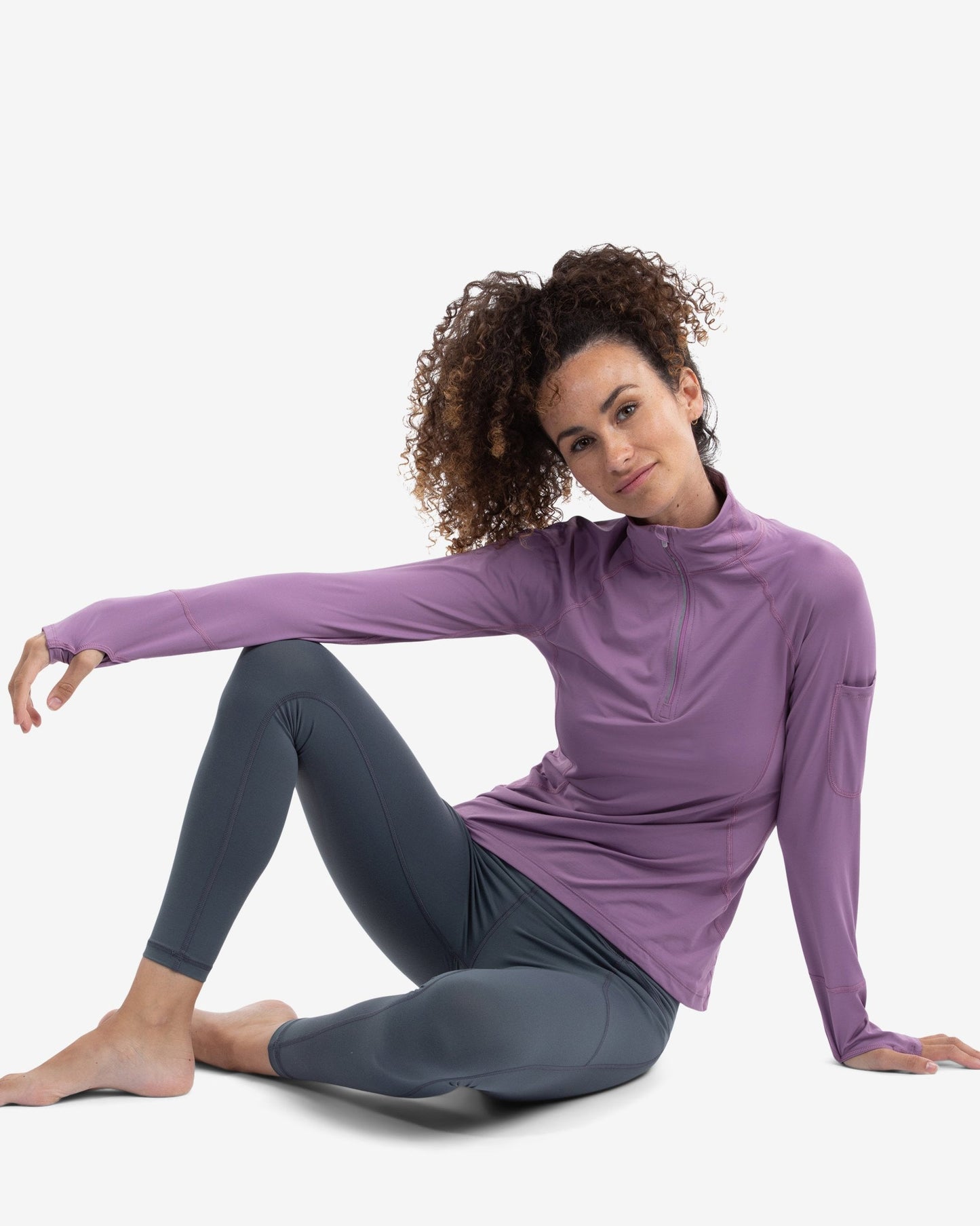 SALE - WOMEN'S MOCK ZIP TOP TRENDING (3001S)