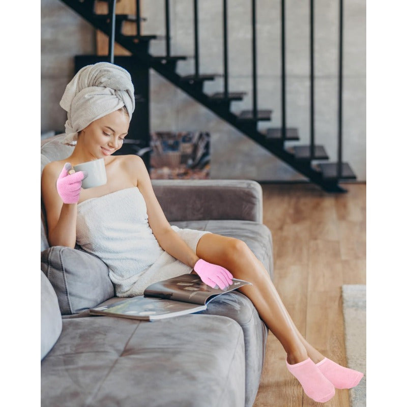 Moisturizing Non-Slip Gel Spa Socks for Women TJR6L7P