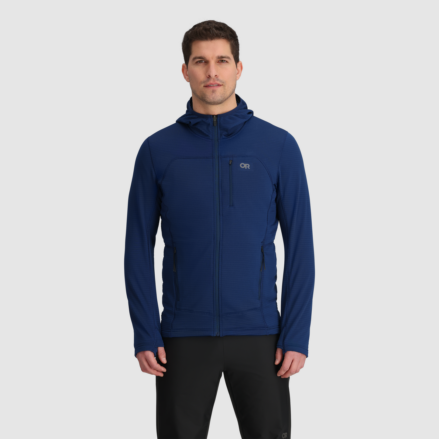 Vigor Grid Fleece Full Zip Hoodie - Men's
