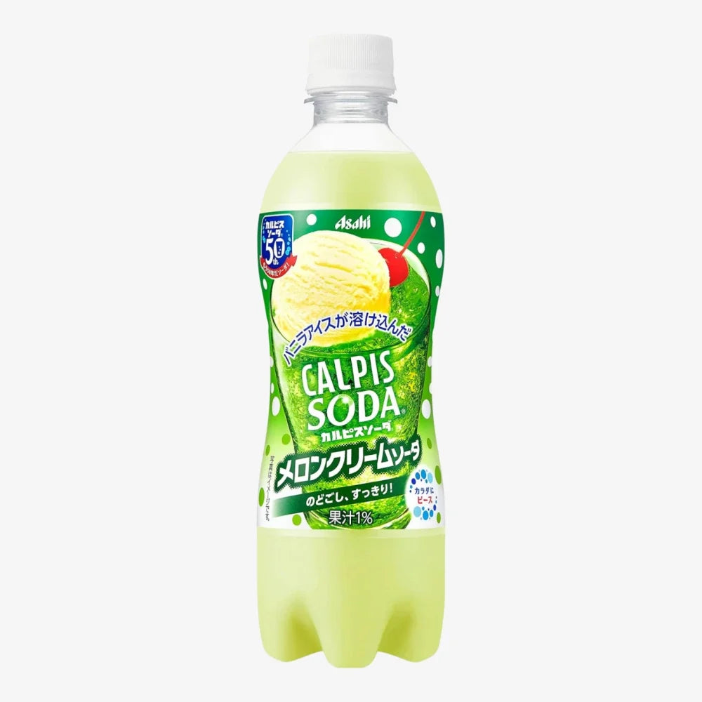 ASAHI Cream Soda Melon Flavor 500ml