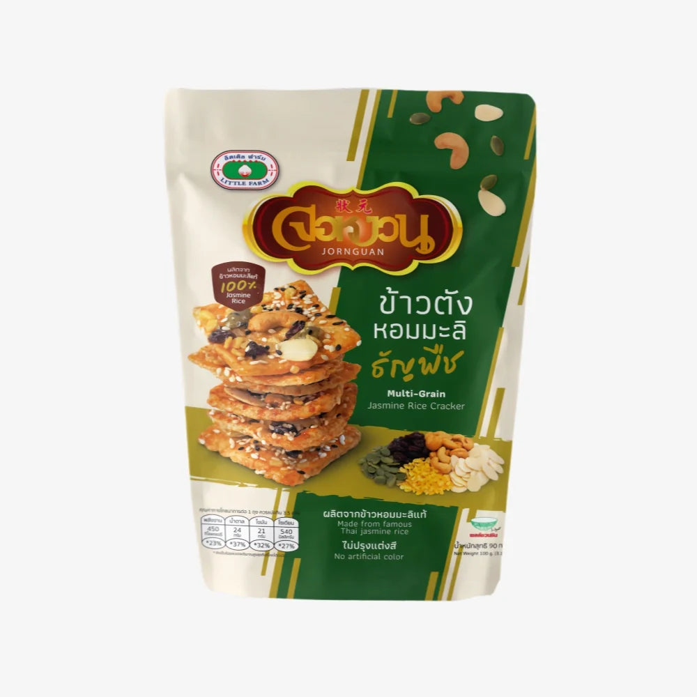 JOR NGUAN Multi Grain Jasmine Rice Cracker 90g